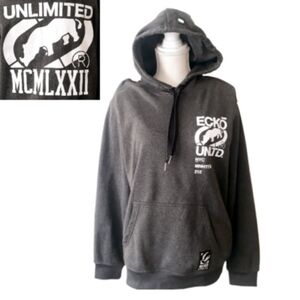 Ecko Unlimited Men's NYC Manhattan Hoodie - Size Medium Gray Sweatshirt